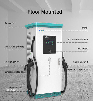 Gli schermi pubblicitari pubblici Commerciale DC EV Fast Charger 180KW 240KW