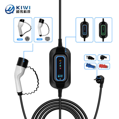 Stazione di ricarica per auto elettrica portatile per la casa tipo 2 3.5kw AC EV