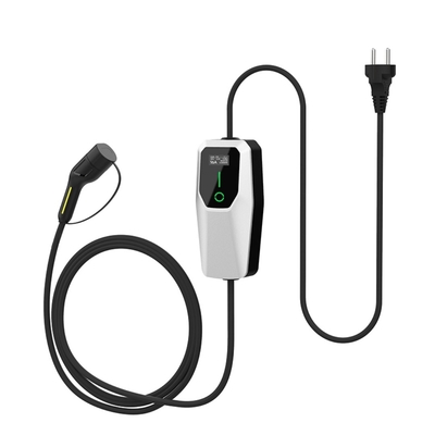 Caricabatterie tipo 2 per veicoli elettrici portatili da 7 kW 32A regolabili