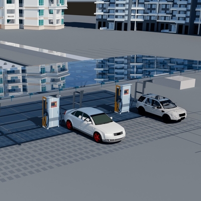 Stazioni di ricarica rapida da 150 a 1000 V per auto elettriche