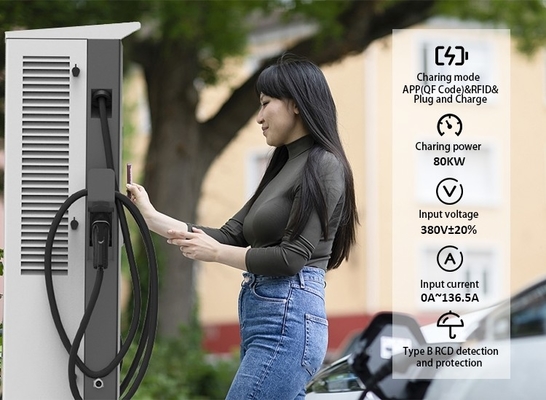 Home Ev Dc Fast Charger Stazione di ricarica 200V-1000V AC380V 50/60Hz