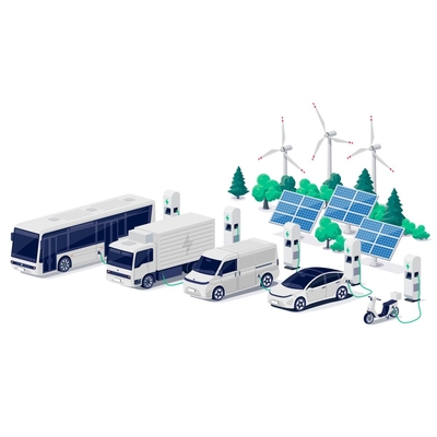 Soluzioni di ricarica per veicoli elettrici a energia solare