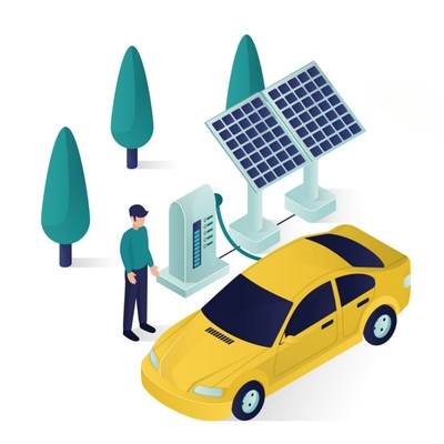 Soluzioni di ricarica per veicoli elettrici a energia solare