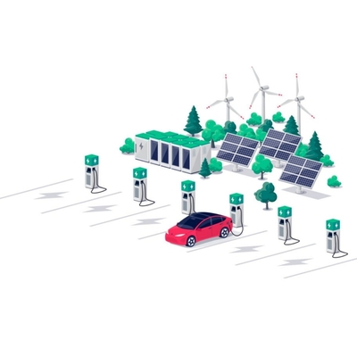 Soluzioni di ricarica per veicoli elettrici a energia solare