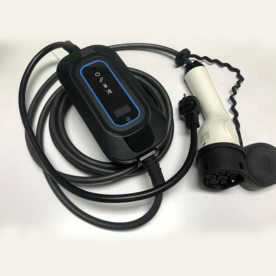 Caricabatterie per auto elettriche portatili 16A rilevamento della temperatura di connessione per Tesla Model S