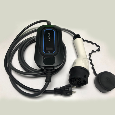 Caricabatterie per auto elettriche portatili 16A rilevamento della temperatura di connessione per Tesla Model S