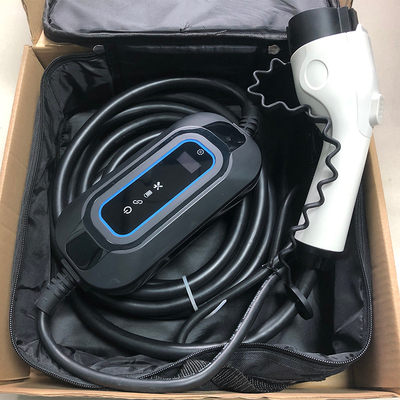 Caricabatterie per auto elettriche portatili 16A rilevamento della temperatura di connessione per Tesla Model S