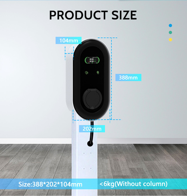 Stazione di ricarica punto a punto RS485 Ev per auto ID4 Volkswagen e KIWI LCD Mini Ev