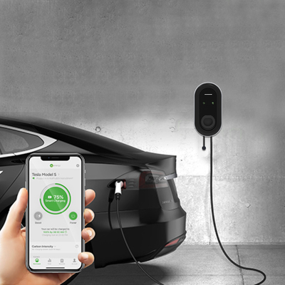 Installazione a parete/colonna BMW IX IX3 stazione di ricarica EV con spina OCPP di tipo 1.6