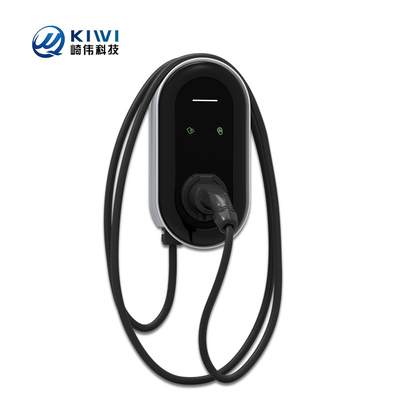 Stazione di ricarica per veicoli elettrici a tre fasi di tipo 2 da 11 kW con applicazione RFID e protezione contro le perdite di corrente alternata