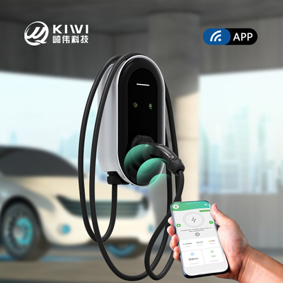11kw Wifi DC LCD Display CCS2 Car EV Wallbox Charger per una ricarica rapida e comoda