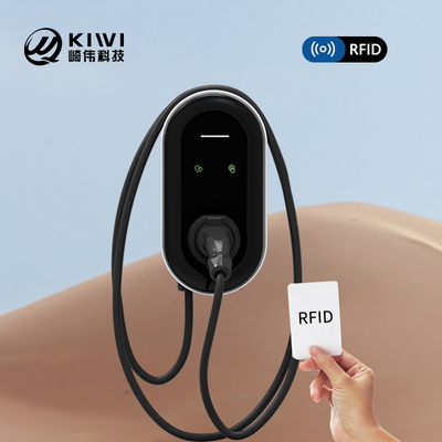 Tipo 2 22kW Valore di uscita di corrente AC trifase per caricabatterie per veicoli elettrici Wallbox con funzioni OCPP RFID App