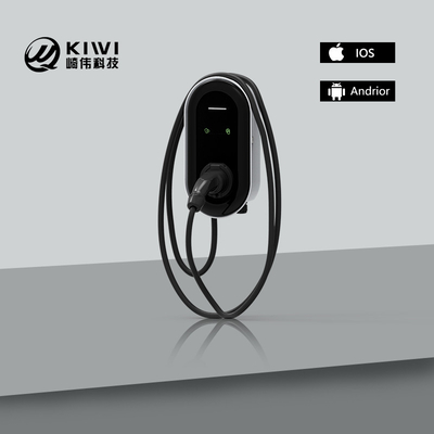 Tipo 2 22kW Valore di uscita di corrente AC trifase per caricabatterie per veicoli elettrici Wallbox con funzioni OCPP RFID App