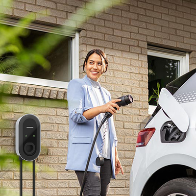 Caricabatterie per veicoli elettrici di tipo 2 a 3 fasi 32A per Tesla Model 3 portatile e con frequenza di rete di 50Hz±10Hz