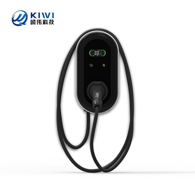 KIWI LCD Mini Opcc 220V Tipo 2 Stazione di ricarica 7kW CCS EV caricabatterie per auto elettriche