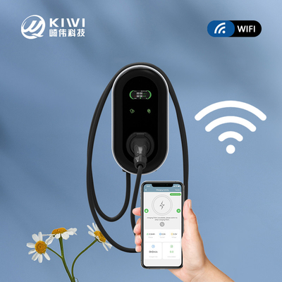 KIWI LCD Mini Opcc 220V Tipo 2 Stazione di ricarica 7kW CCS EV caricabatterie per auto elettriche