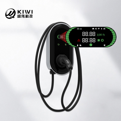 KIWI LCD Mini Opcc 220V Tipo 2 Stazione di ricarica 7kW CCS EV caricabatterie per auto elettriche