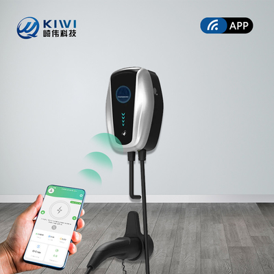 50Hz±10Hz Grid Frequency Tipo 2 Stazione di ricarica EV con Kiwi Mini Ocpp 7kw Wall Box