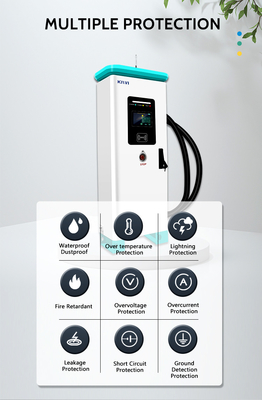 Protezione IP54 240KW KIWI DC Stazione di ricarica wireless veloce per auto elettriche Tesla
