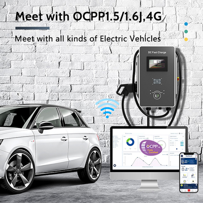 30kW Fast SmartDC EV Charger con interruttore di protezione da perdite e di frequenza della rete 50Hz±10Hz