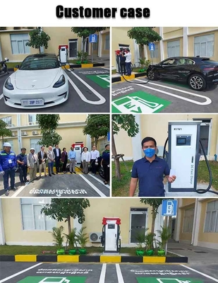 50 mm Cable Input Current Range EV Commercial Charger Livello 3 Per stazioni di ricarica in CC
