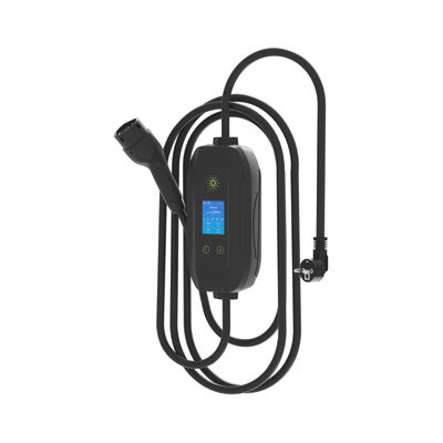 3.5kw 16A Home Electric con schermo di prenotazione di ricarica Gbt Portable EV Charger per i veicoli elettrici facili da caricare