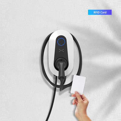 Caricabatterie elettriche a corrente alternata da 7 kW con spina di tipo 1/tipo 2/GB/T e RFID