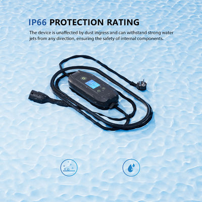 3Caricabatterie per veicoli elettrici portatili da 0,5 kW con presa di tipo 1 IP67 16A
