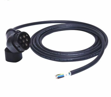 Linea universale di caricabatterie per auto elettriche da 5 m 16A-32A 2 Unità di tipo 4 con classe di fiamma UL94-V0